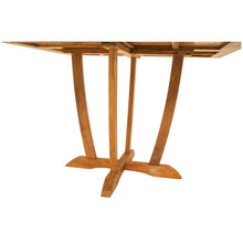Teak Wood Amsterdam Square Dining Table, 47 inch