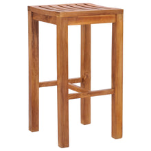 Teak Wood Santa Monica Bar Stool, 30 inch