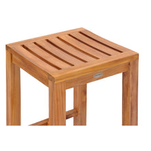 Teak Wood Santa Monica Bar Stool, 30 inch