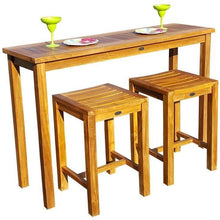 Teak Wood Santa Monica Serving Table
