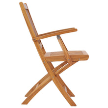 Teak Wood Santa Barbara Folding Arm Chair (set of 2)