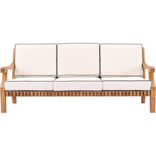 Teak Wood Castle Deep Seating Sofa with Cushions