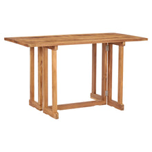 Teak Wood Hatteras Rectangular Folding Table, 56 x 28 Inch