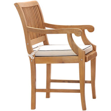 11 Piece Teak Wood Castle Patio Dining Set with Oval Double Extension Table, 8 Side Chairs and 2 Arm Chairs