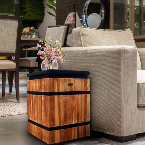 Teak Wood Square Side Table / Stool