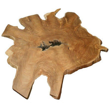 Rustic Recycled Teak Wood Ampyang Abstract Coffee Table