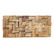 Rustic Recycled Teak Wood Java Coffee Table, 32 inch