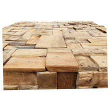 Rustic Recycled Teak Wood Java Coffee Table, 32 inch