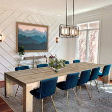 Recycled Teak Wood Marbella Dining Table, 102 Inch