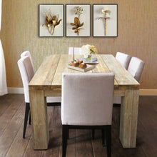 Recycled Teak Wood Marbella Square Dining Table, 35 Inch