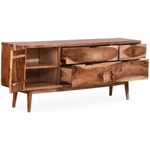 Bononia Live Edge Suar Wood Buffet with 1 door/4 drawers