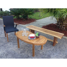 Suar Live Edge Slab Backless Bench approximately 69" long