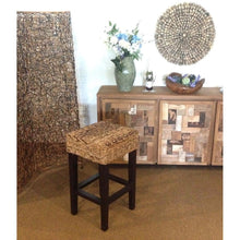 Recycled Teak Wood Mozaik Media Center / Chest with 3 Doors