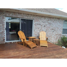Teak Wood Adirondack Chair With Footstool