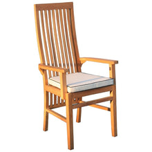 9 Piece Oval Teak Wood West Palm Table/Chair Set With Cushions
