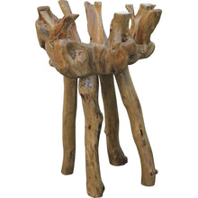 Teak Wood Root Bar Table Including 47 Inch Glass Top