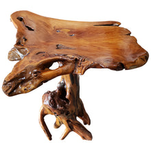 Teak Wood Slab Rustic Bar Table