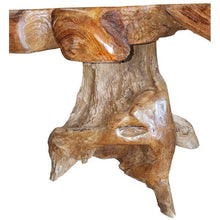 Teak Wood Slab Rustic Coffee Table