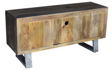 Akot Recycled Mango Wood Media Center with 4 Drawers