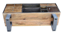 Akot Recycled Mango Wood Media Center with 4 Drawers