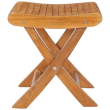 Teak Wood Italy Footstool / Side Table