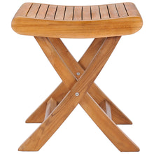Teak Wood Italy Footstool / Side Table