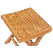 Teak Wood Italy Footstool / Side Table