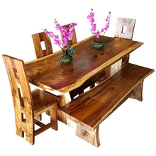 Suar Live Edge Unique Slab Dining Table - 71" Long (choice of table tops)