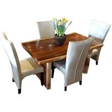 Suar Live Edge Unique Slab Dining Table - 59" Long (choice of table tops)