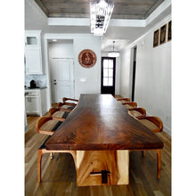 Suar Live Edge Unique Slab Dining Table /  Conference Table - 118" Long (choice of table tops)