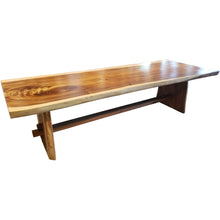 Suar Live Edge Unique Slab Dining Table - 118" Long (choice of table tops) - Chic Teak