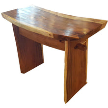 Suar Live Edge Slab Freestanding Bar with Shelf, 79 Inch (choice of table tops)