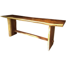 Suar Live Edge Unique Slab Bar Table, 118" (choice of table tops)