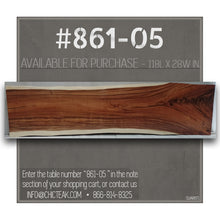 Suar Live Edge Unique Slab Bar Table, 118" (choice of table tops)