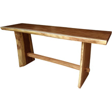 Suar Live Edge Unique Slab Bar Table, 98 Inch (choice of table tops)