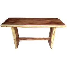 Suar Live Edge Unique Slab Bar Table, 79 Inch (choice of table tops)