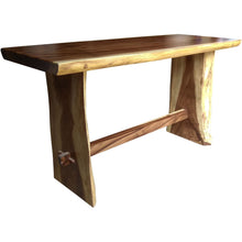 Suar Live Edge Unique Slab Bar Table, 79 Inch (choice of table tops)