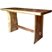 Suar Live Edge Unique Slab Bar Table, 79 Inch (choice of table tops)