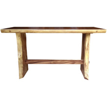 Suar Live Edge Unique Slab Bar Table, 79 Inch (choice of table tops)