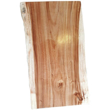 Suar Live Edge Slab Coffee Table With Shelf