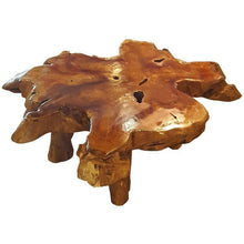 Brazil Suar Wood Unique Slab Coffee Table - Chic Teak