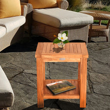 Teak Wood Tundra Square Side Table
