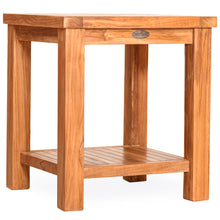Teak Wood Tundra Square Side Table