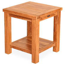 Teak Wood Tundra Square Side Table