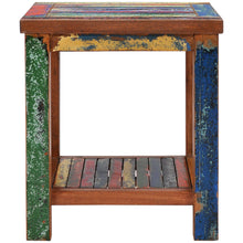 Marina Del Rey Recycled Teak Wood Boat Side Table