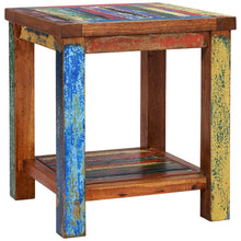 Marina Del Rey Recycled Teak Wood Boat Side Table