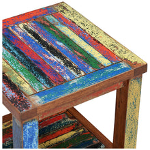 Marina Del Rey Recycled Teak Wood Boat Side Table