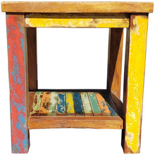 Marina Del Rey Recycled Teak Wood Boat Side Table