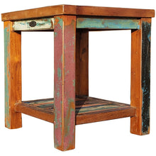 Marina Del Rey Recycled Teak Wood Boat Side Table