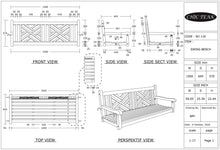 Teak Wood Chippendale Double Swing